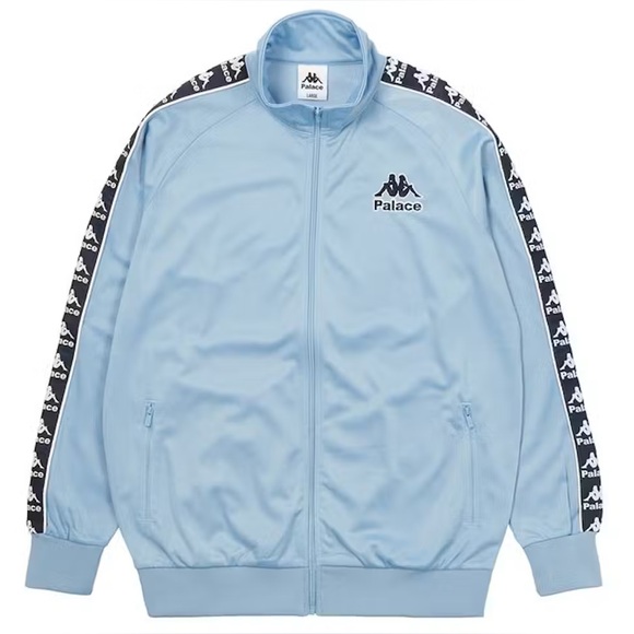 PALACE Skateboards x Kappa Blue Track Top Collaboration NWT